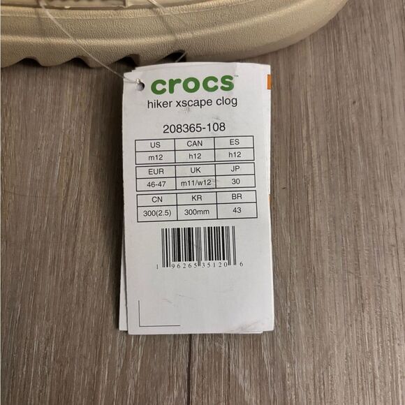 Crocs men’s  HIKER XSCAPE CLOG main image 4